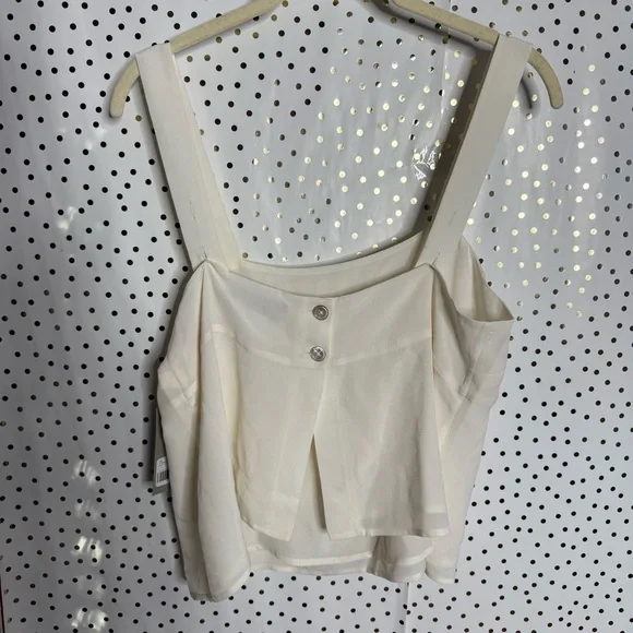 Everlane Elegant White Sleeveless Top - Picture 7 of 7